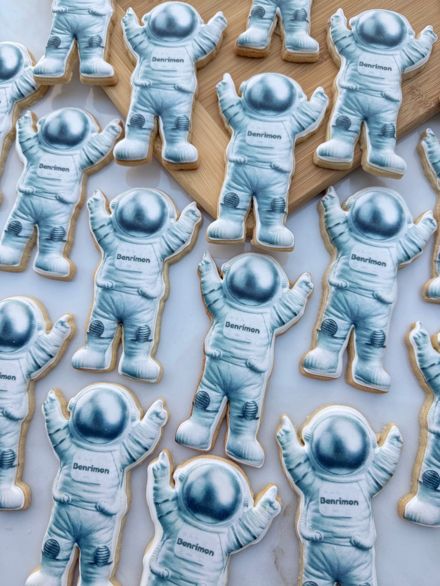 Astronaut cookies printed/ 1 Dozen￼