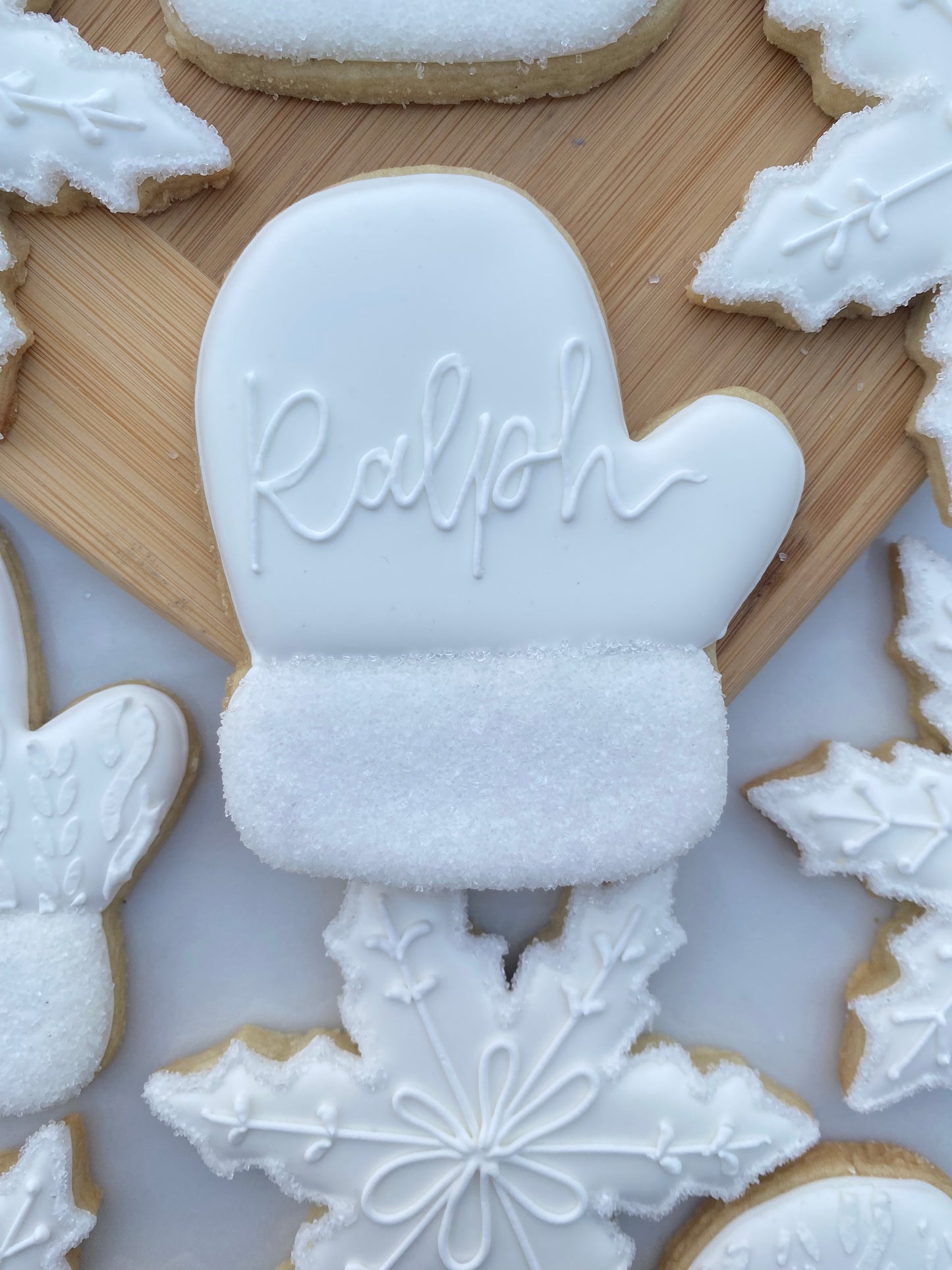 Snow themed cookies/ 2 Dozen