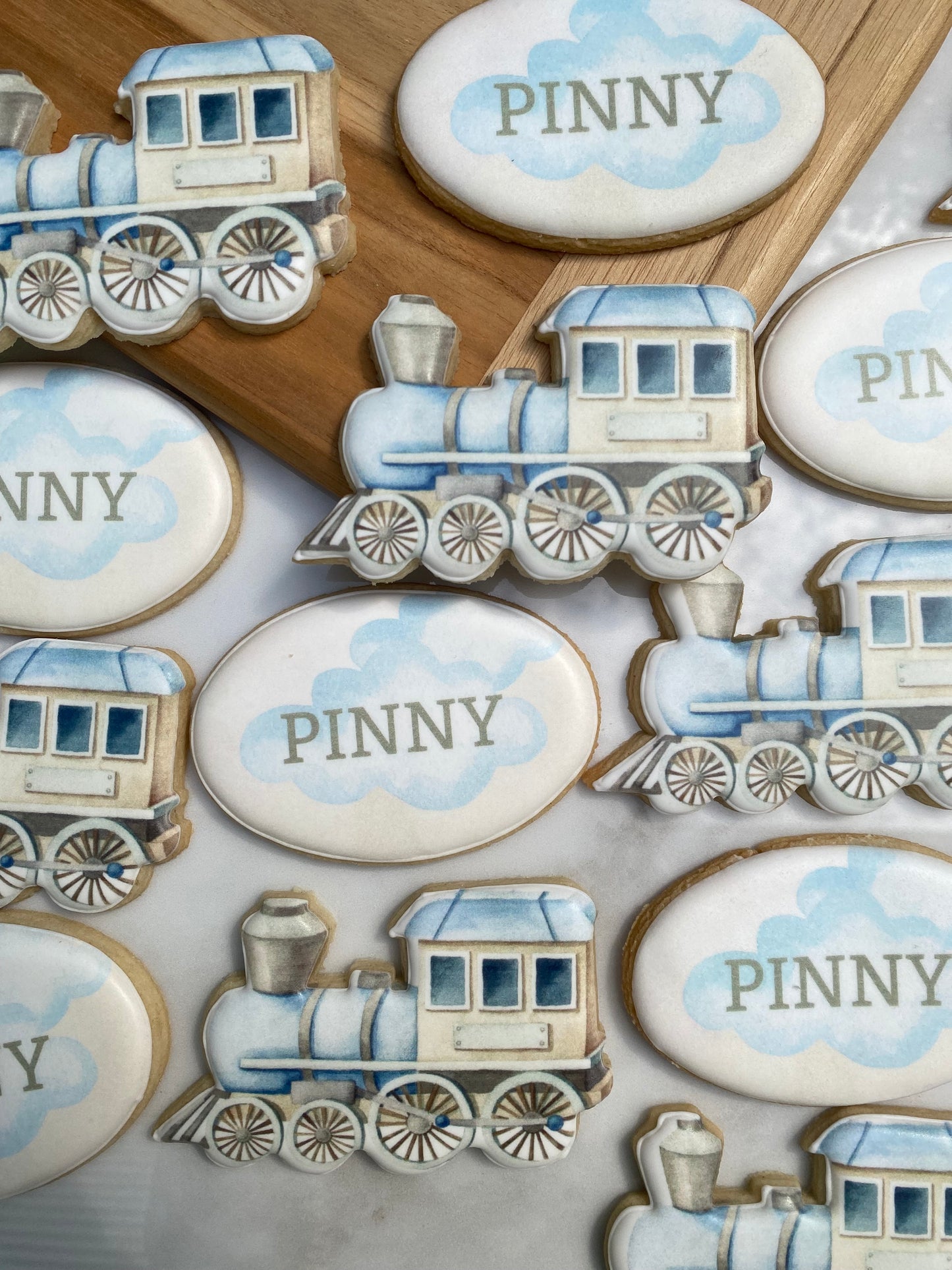 Vintage train cookies/ 1 dozen