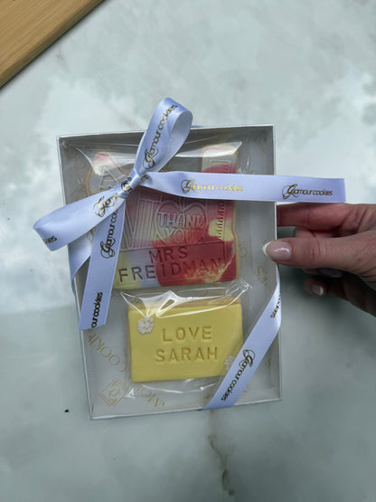 Teacher appreciation cookies