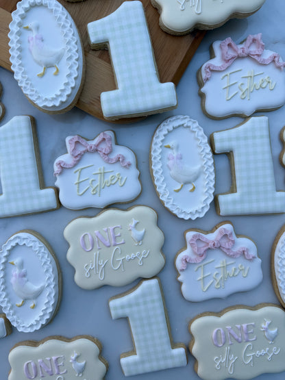 One silly goose themed - 2 dozen