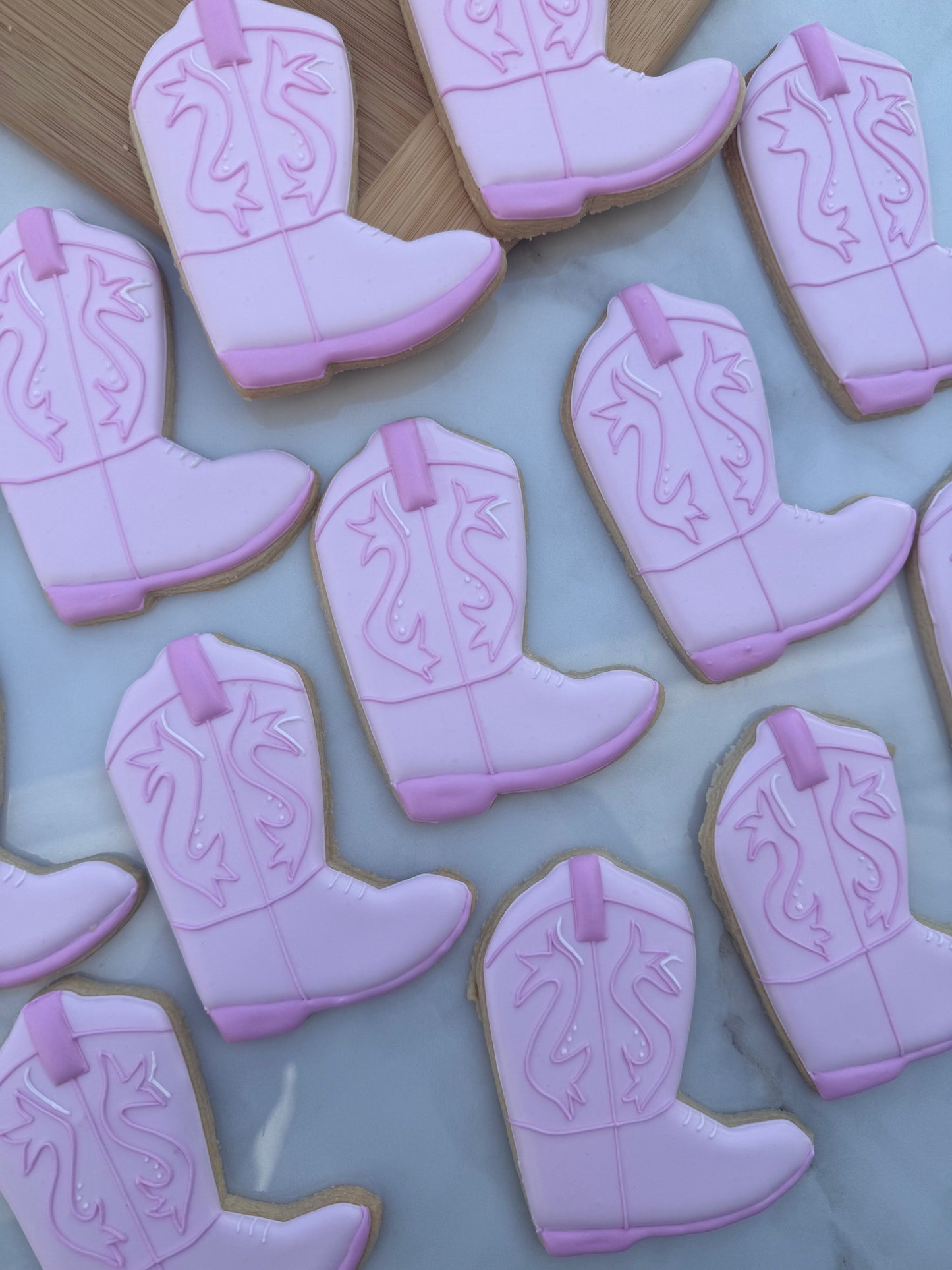 Cow girl boot cookies/ 2 dozen