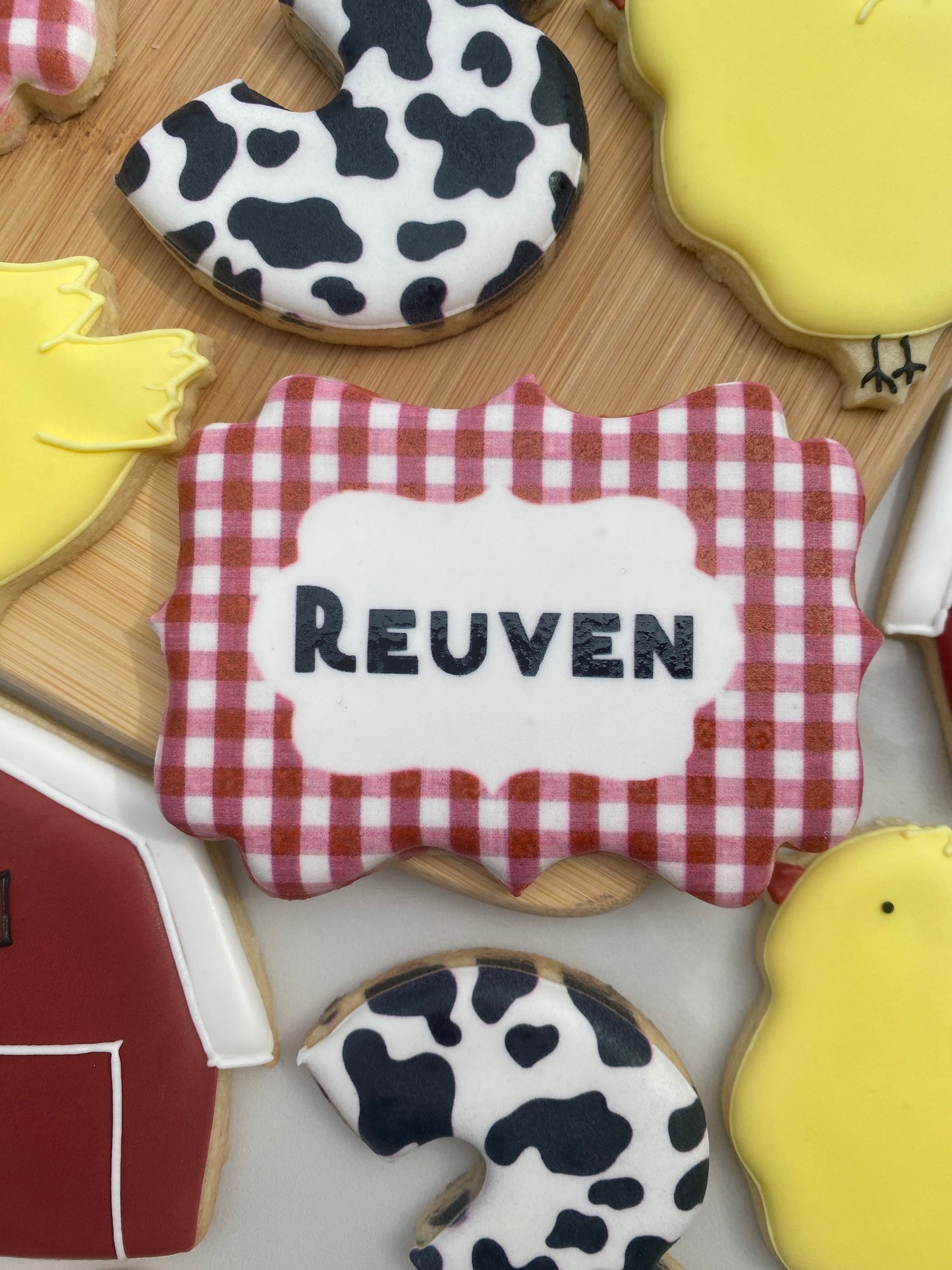 Farm themed birthday cookies/ 2 Dozen