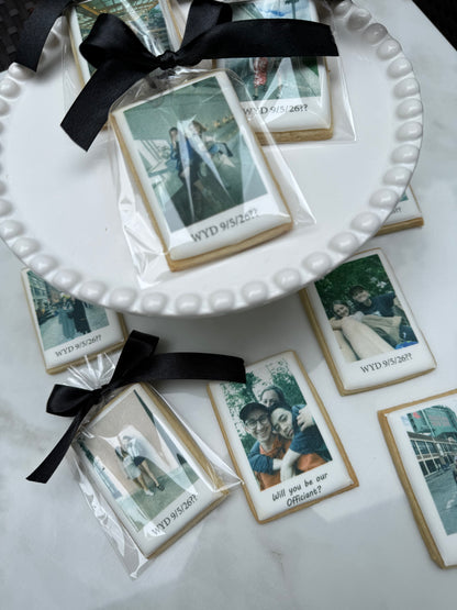 Polaroid cookies- 1 individual- minimum 12 cookies