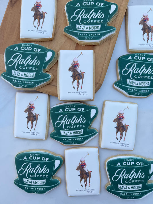 Ralph lauren inspired cookies/ 1 dozen