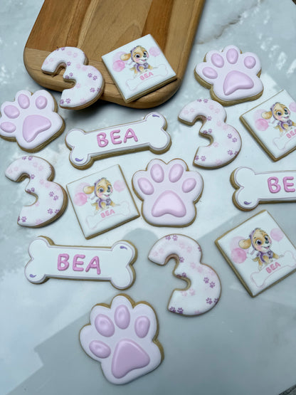 Paw Patrol birthday cookies/ 2 Dozen