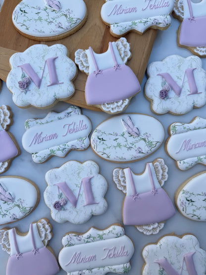 Floral butterfly enchanted cookie set