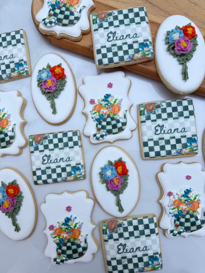 McKenzie Childs inspired cookies/ 2 Dozen