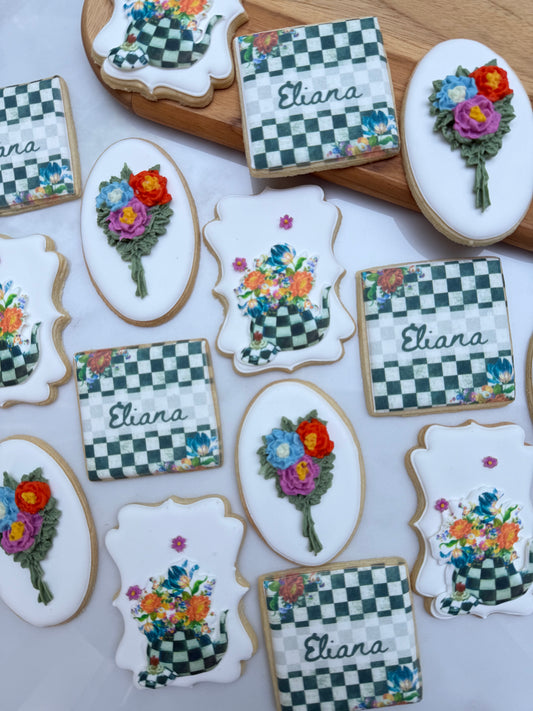 McKenzie Childs inspired cookies/ 2 Dozen