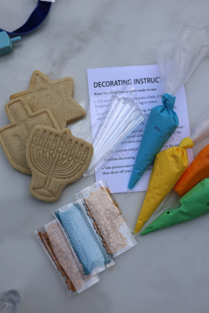 DIY chanukah kit, Family/Individual/party size options