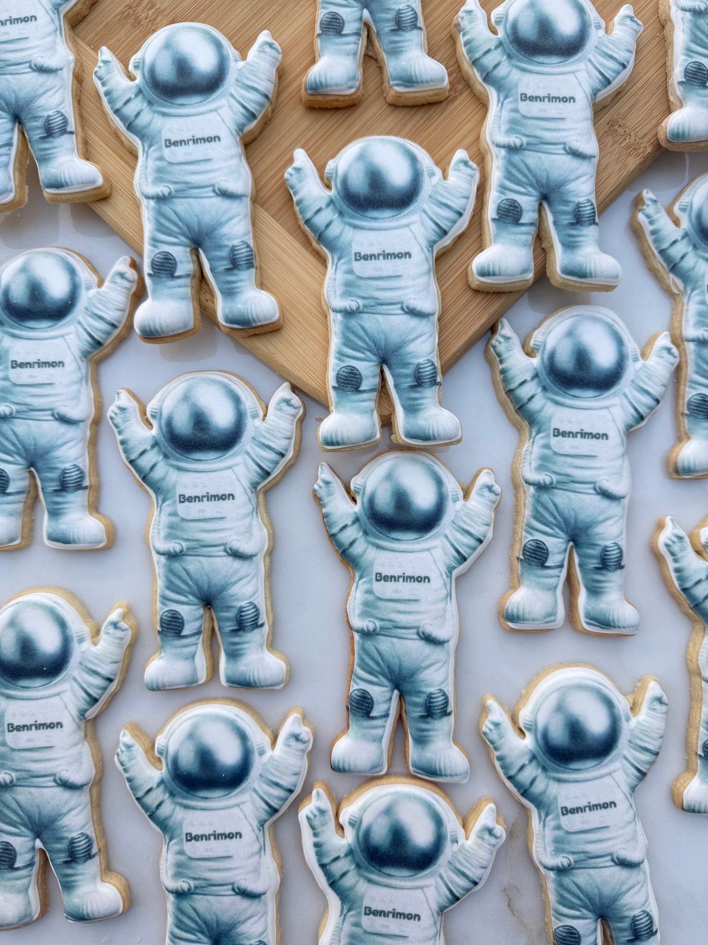 Astronaut cookies printed/ 1 Dozen￼