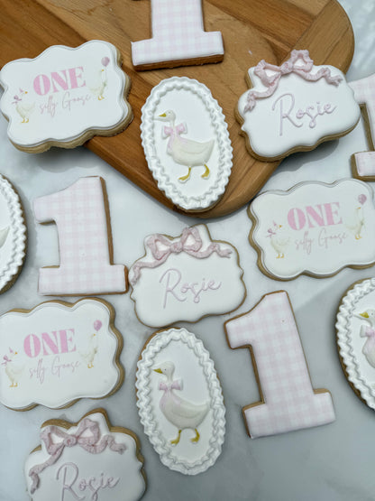 Silly Goose cookie set/ 2 dozen