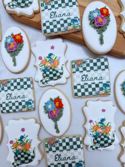 McKenzie Childs inspired cookies/ 2 Dozen