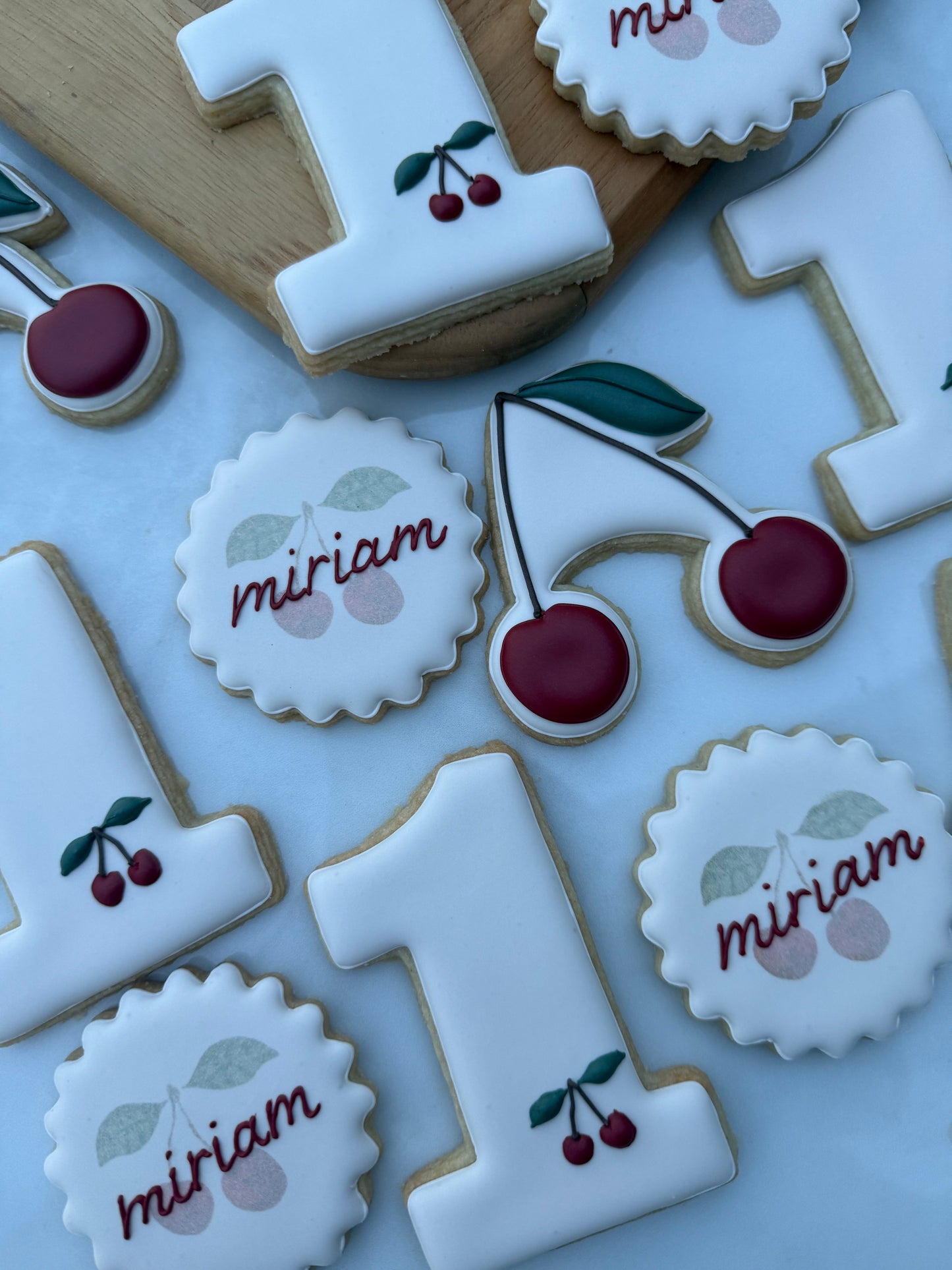 Cherry theme cookies/ 2 dozen