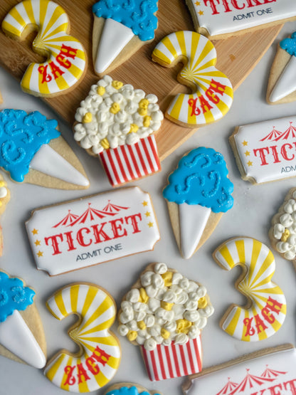 Carnival/circus cookie set/ 2 dozen