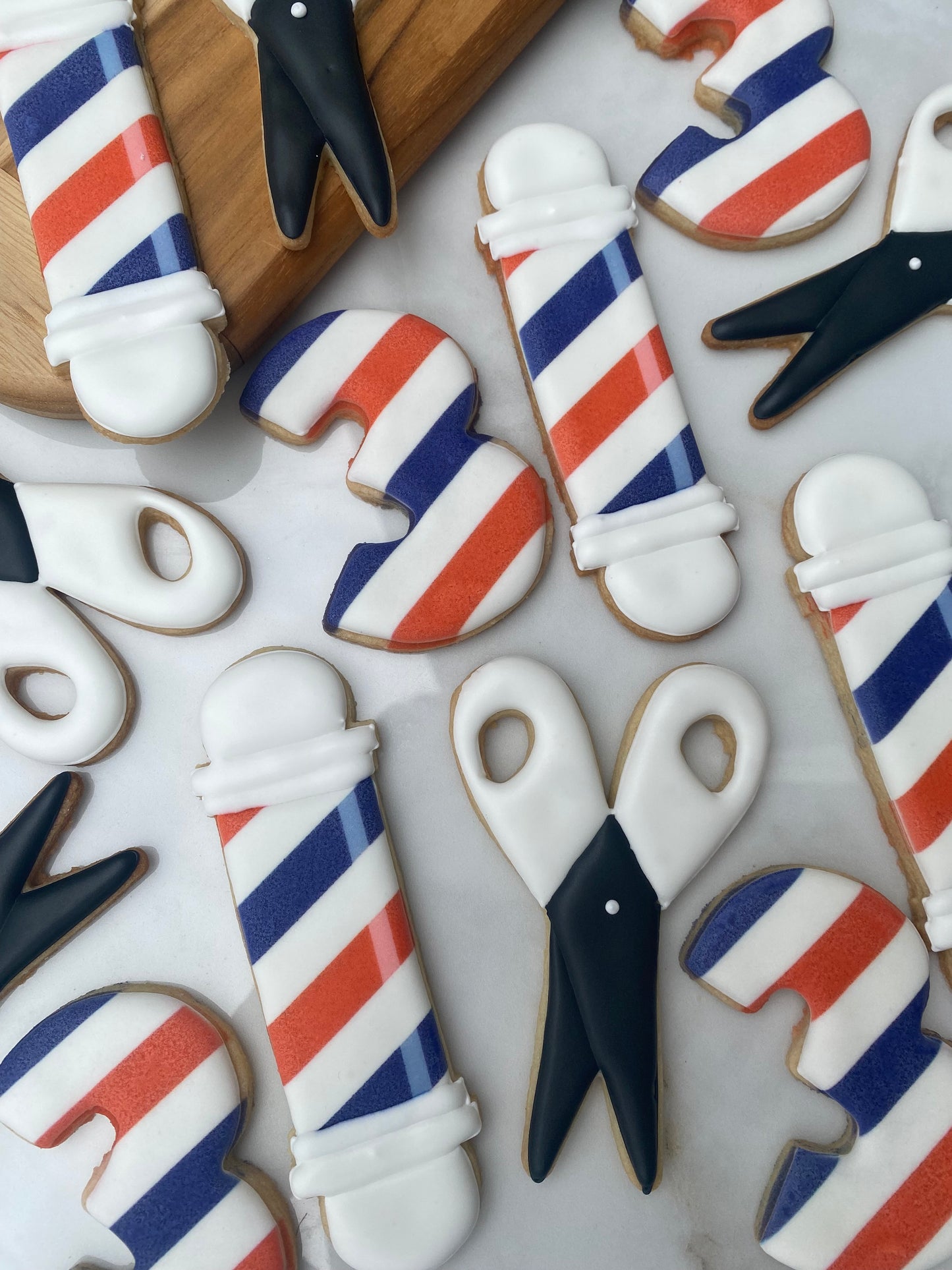 Baber shop themed upsherin set/ 2 dozen