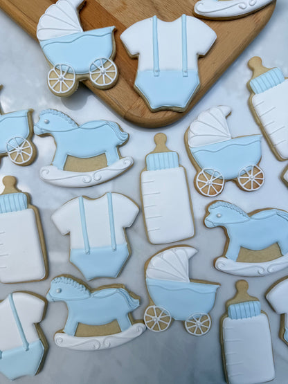Baby boy cookie set/ 2 Dozen