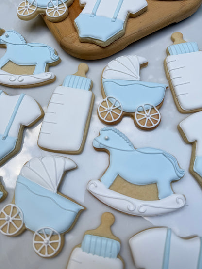 Baby boy cookie set/ 2 Dozen