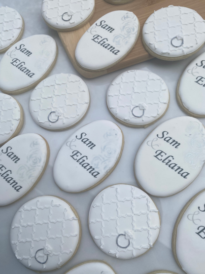 Engagement name and ring/ 2 dozen