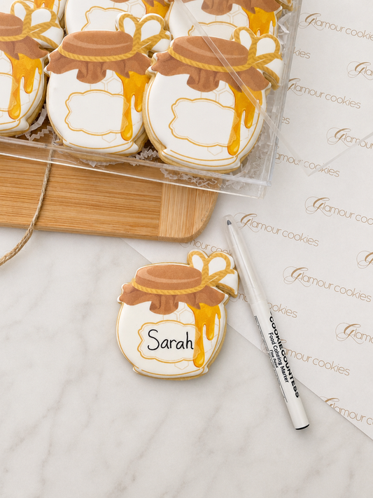 Honey Jar place card cookie kit DIY