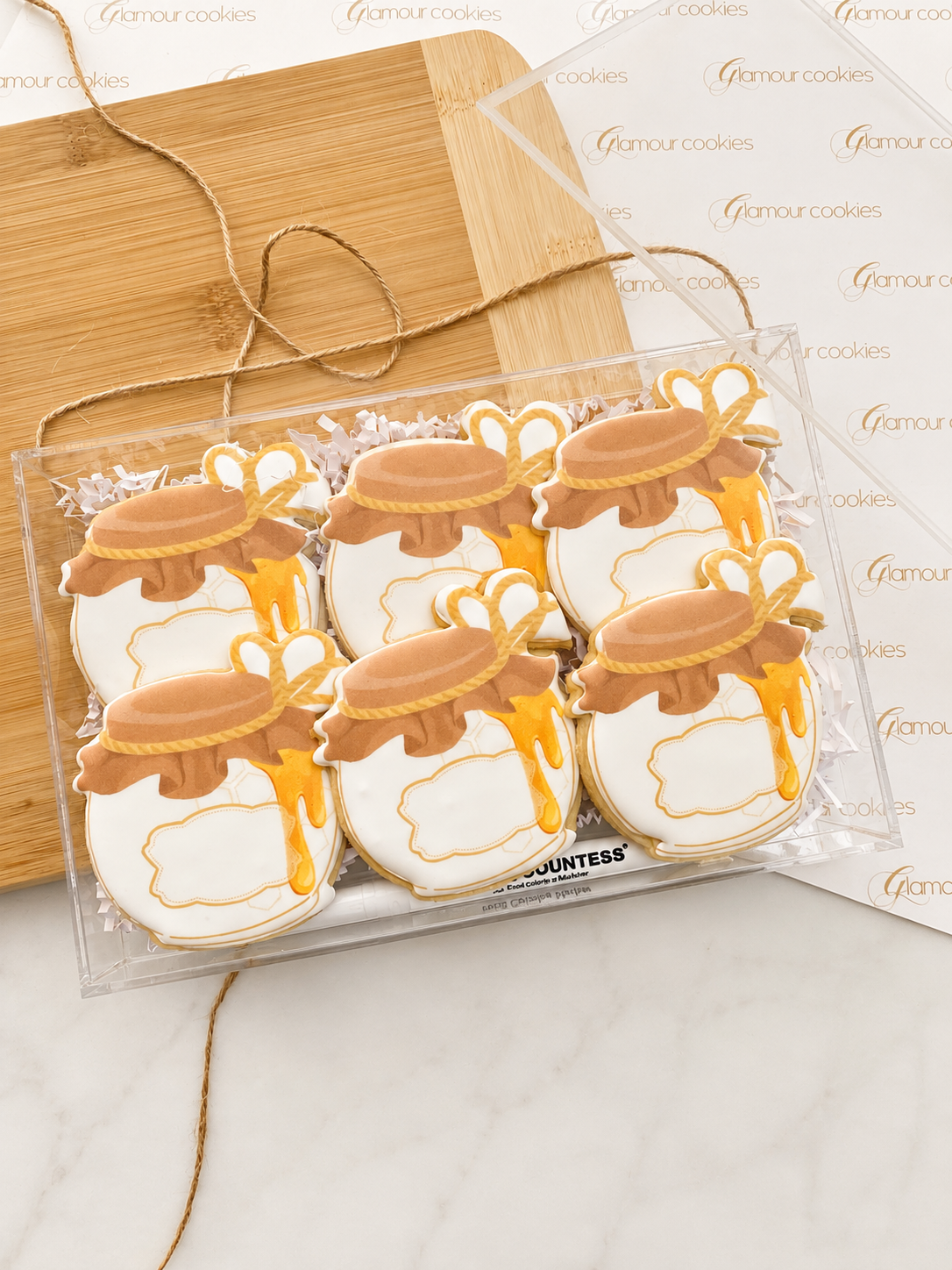 Honey Jar place card cookie kit DIY