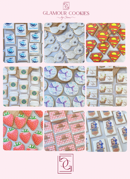Custom Purim printed cookies