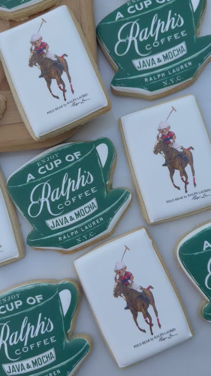 Ralph lauren inspired cookies/ 1 dozen