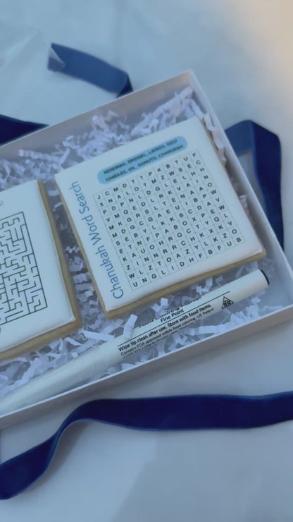 Chanukah activity cookies