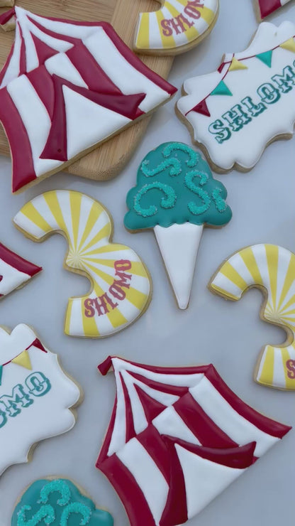 Circus cookie set/ 2 dozen
