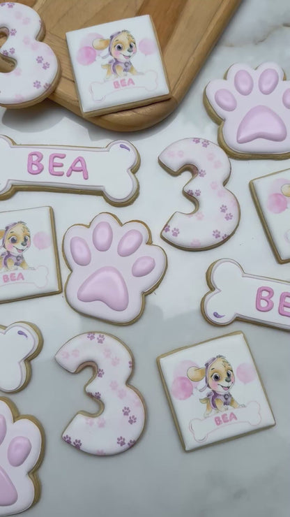 Paw Patrol birthday cookies/ 2 Dozen
