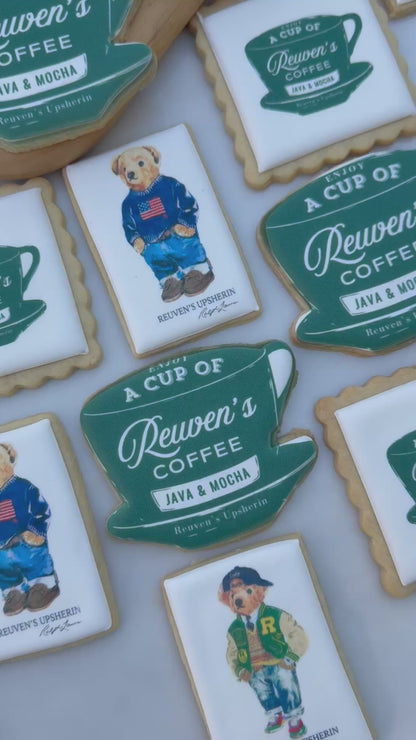 Ralph Lauren inspired cookies - 1 dozen