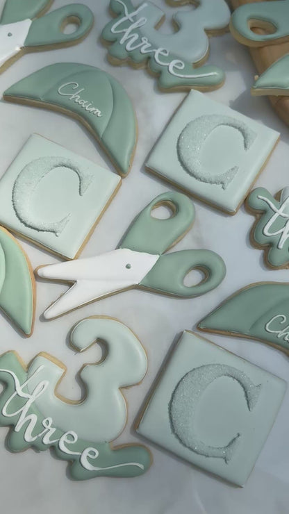 Upsherin set sage green - 2 dozen