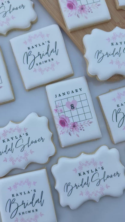 Bridal shower cookies / 1 Dozen
